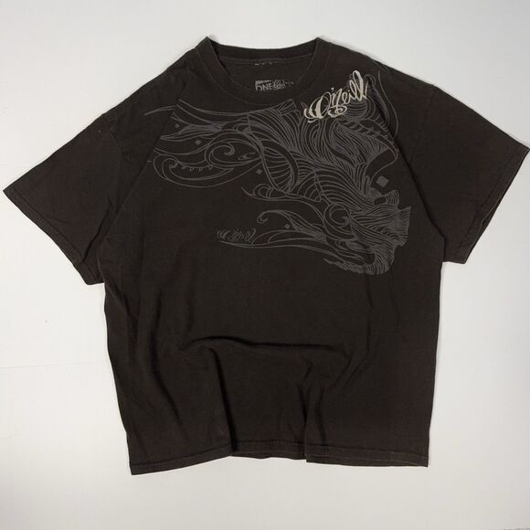 Vintage O’Neill Surf T-Shirt Mens XL Faded Brown Skate 90s Y2K Oversized - Picture 1 of 6